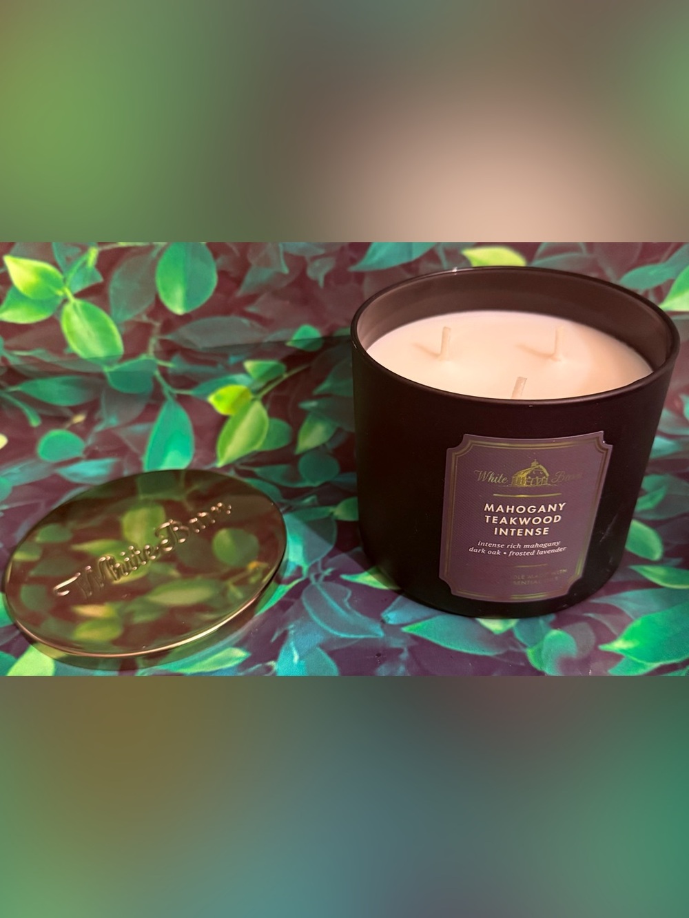 BOGO BBW Candle 3 Wick 14.5oz Mahogany Teakwood Intense